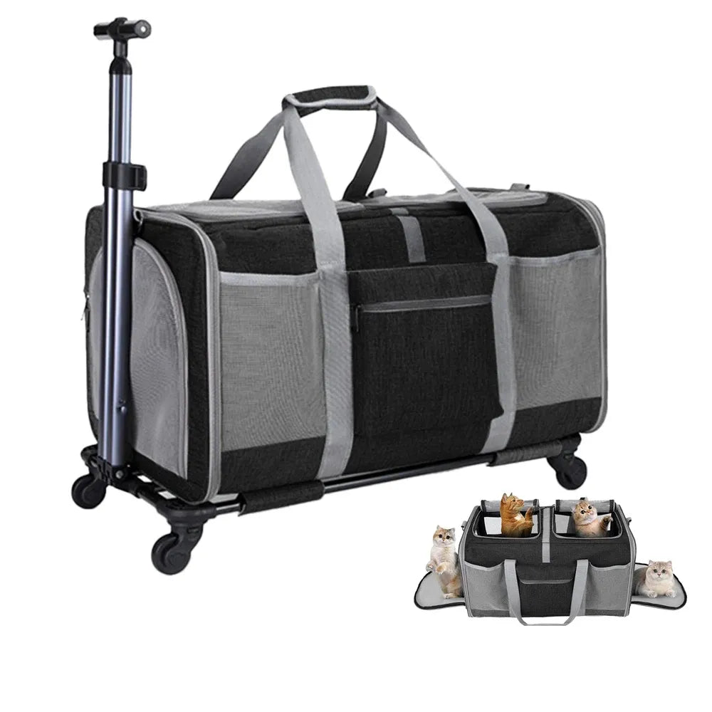 Sac de Transport pour Chat à Roulette