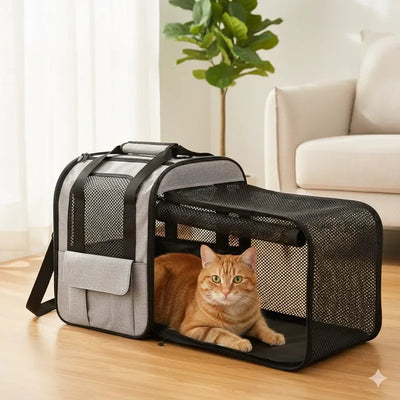 Sac extensible pour chat