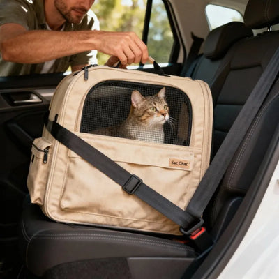 Sac transport chat voiture