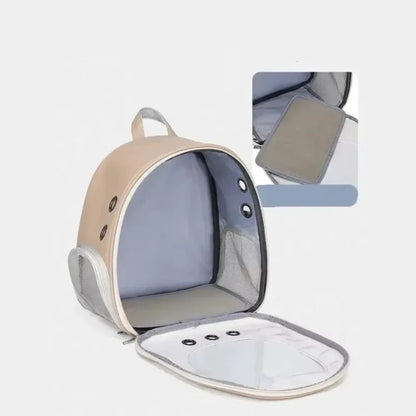 Sac de transport avec fenêtre transparente blanc