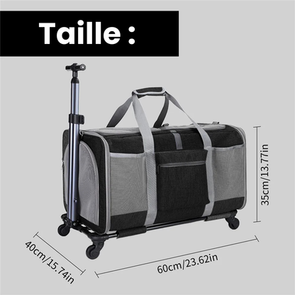 Sac de Transport pour Chat à Roulette