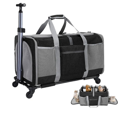 Sac de Transport pour Chat à Roulette