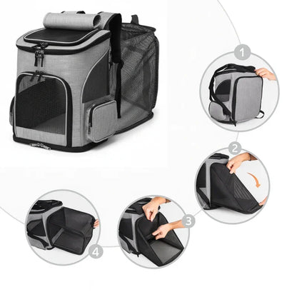 Sac à dos chat FlexExpand