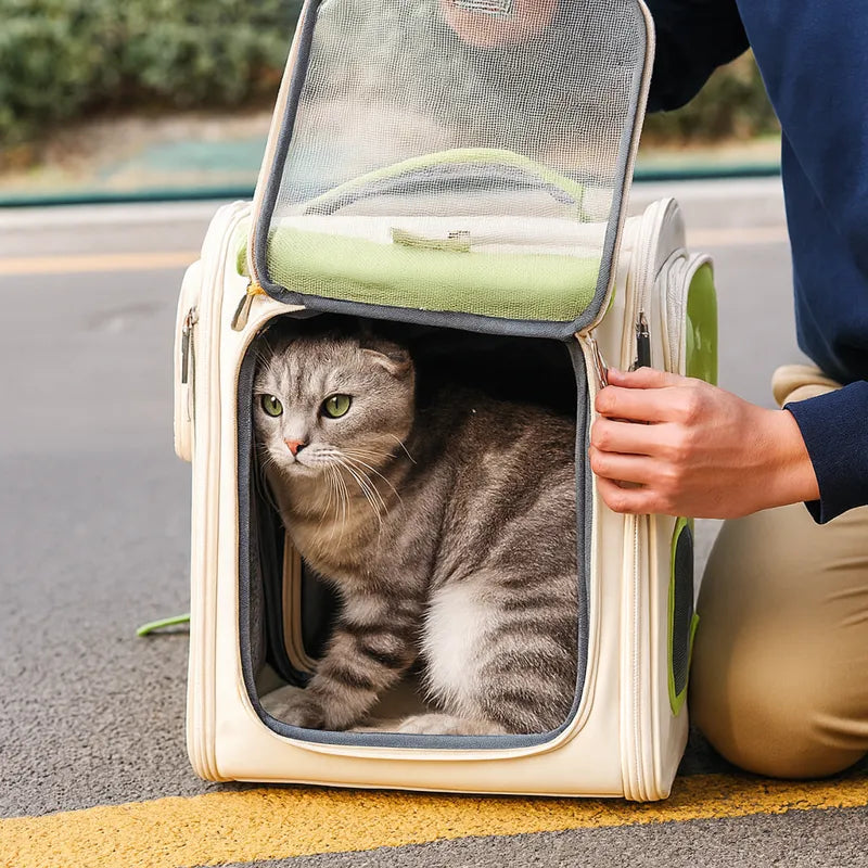 Sac à dos pour chat BrownEase