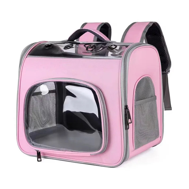 Sac à dos pour chat PinkDome