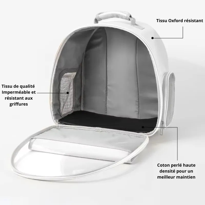 Sac à dos pour chat SnowDome