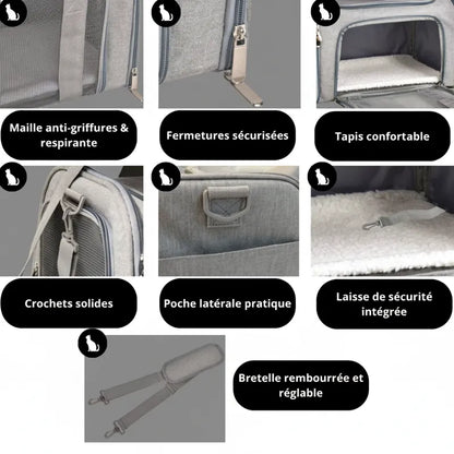 Sac bandoulière chat ShadowCarry