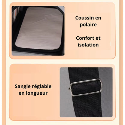 Sac bandoulière pour chat BlueEase