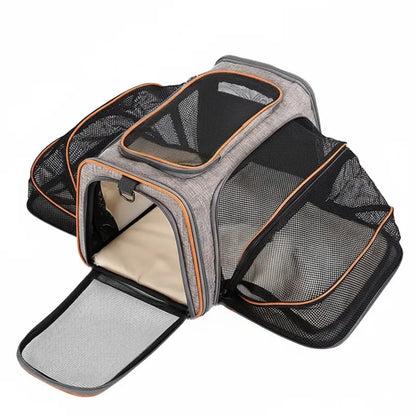 Sac de transport pour chat extensible
