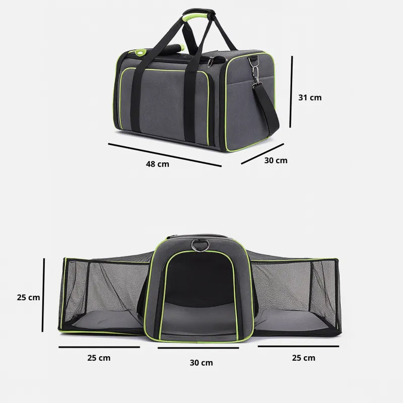 Sac de transport pour chat extensible AeroFlex