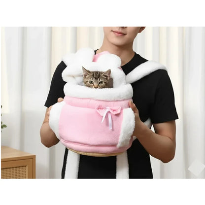 Sac kangourou pour chat WarmHug