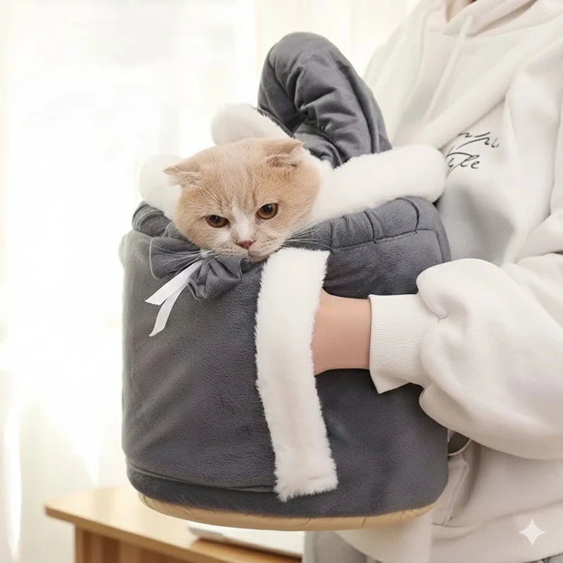 Sac kangourou pour chat WarmHug