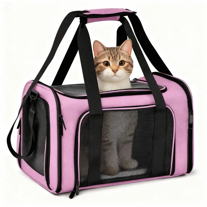 Sac transport chat XXL PinkFlyer