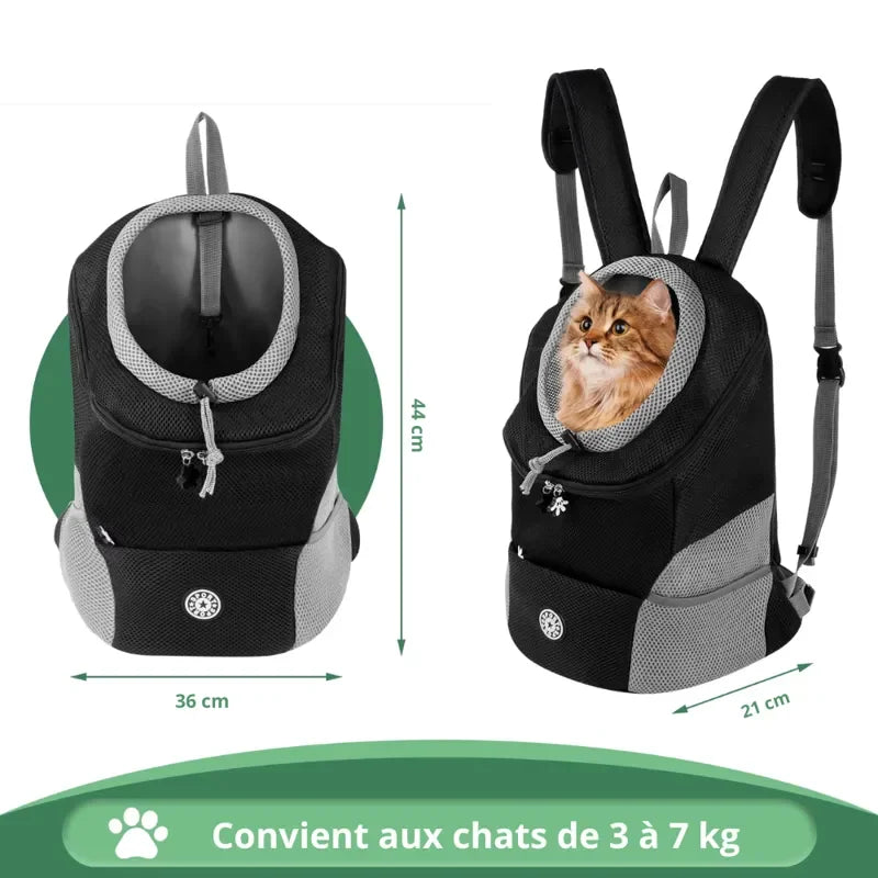 Sac ventral/dos chat ErgoFit