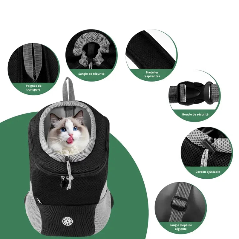 Sac ventral/dos chat ErgoFit